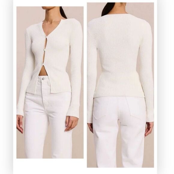 A.L.C. Womens Rib Miller Cardigan NWT $395 - Picture 1 of 7